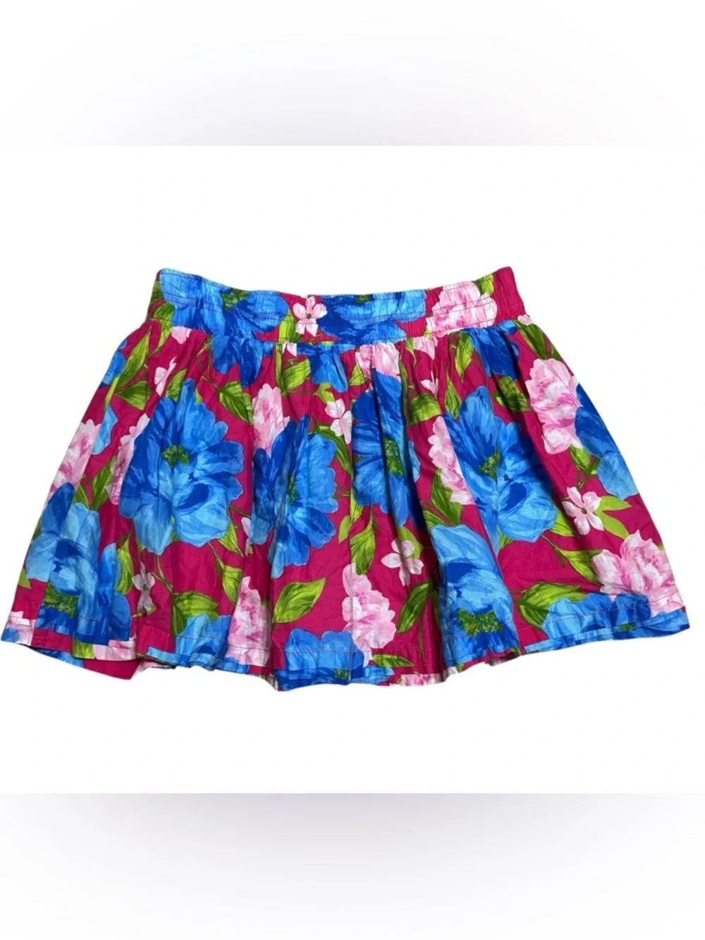 Y2K Hollister Low Rise Mini Skirt size Large Floral vacation tropical wear